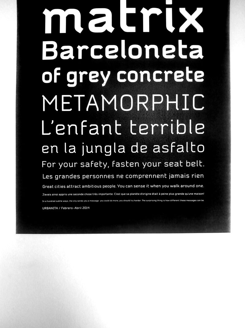 Tipografia “Urbanita”, de Jorge Domenech Martín, premi Paco Bascuñán