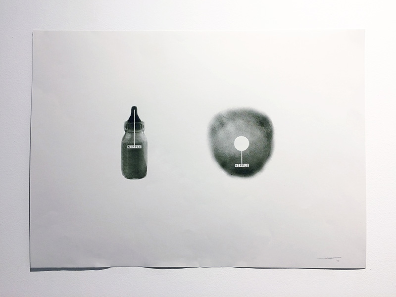 "Tin Roof", an exhibition of student work, in the Print Festival Scotland