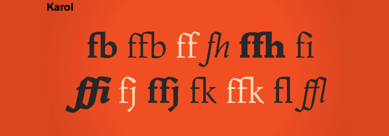 Karol, typography by Daniel Sabino