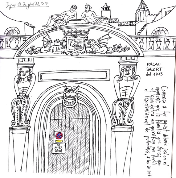 Sketching, reportatge hospitalari by Lluïsot