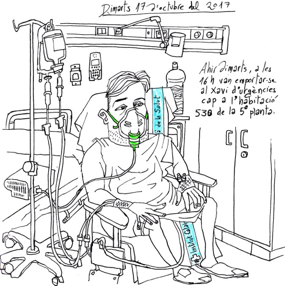 Sketching, reportatge hospitalari by Lluïsot