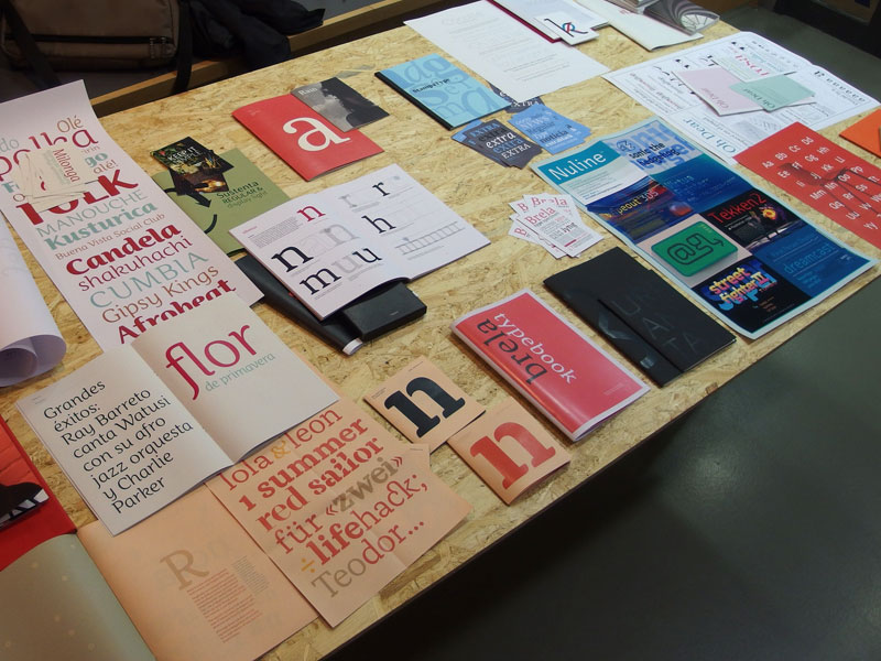 Proyectos finales del Postgrado en Tipografía: de la creación de la letra a la maquetación