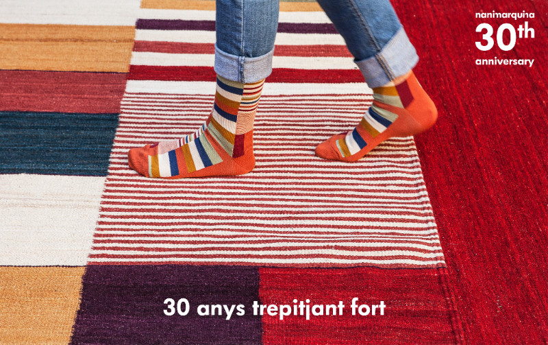 “30 años pisando fuerte”, by Nani Marquina