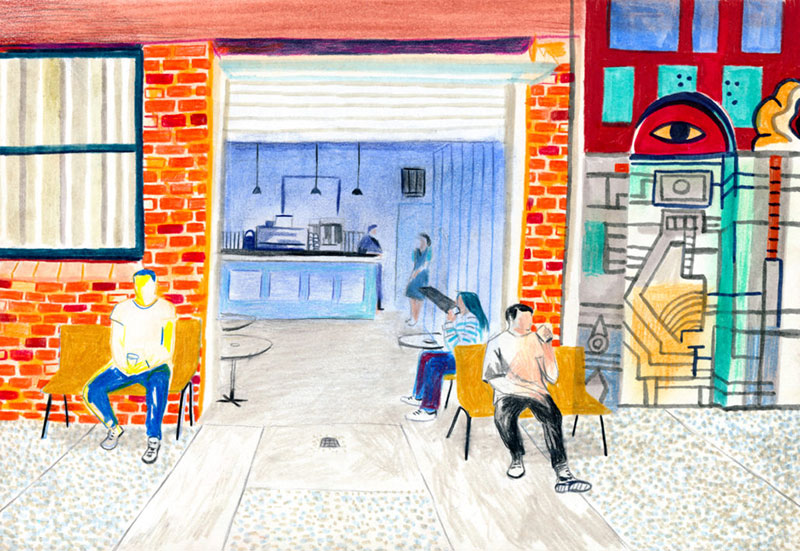 Pau Gasol Valls - We are offering the theater of coffee each morning when we open our doors