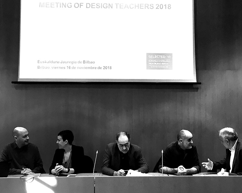 Meeting of design teachers at Selected Bilbao 2018