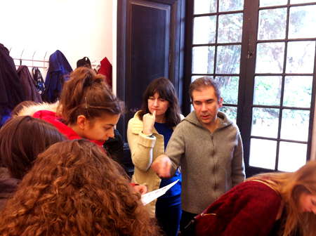 "Organising design exhibitions" students have visited Halfhouse with Àlex Mitrani