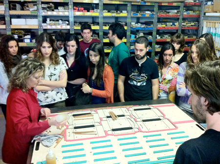 Visita dins l'assignatura d'Arts Gràfiques