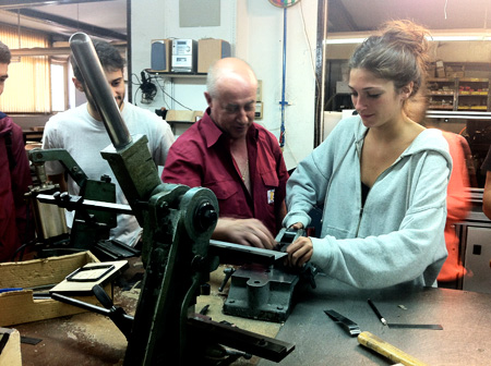 Visita dins l'assignatura d'Arts Gràfiques