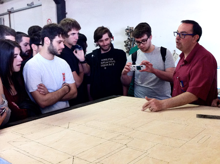 Visita dins l'assignatura d'Arts Gràfiques