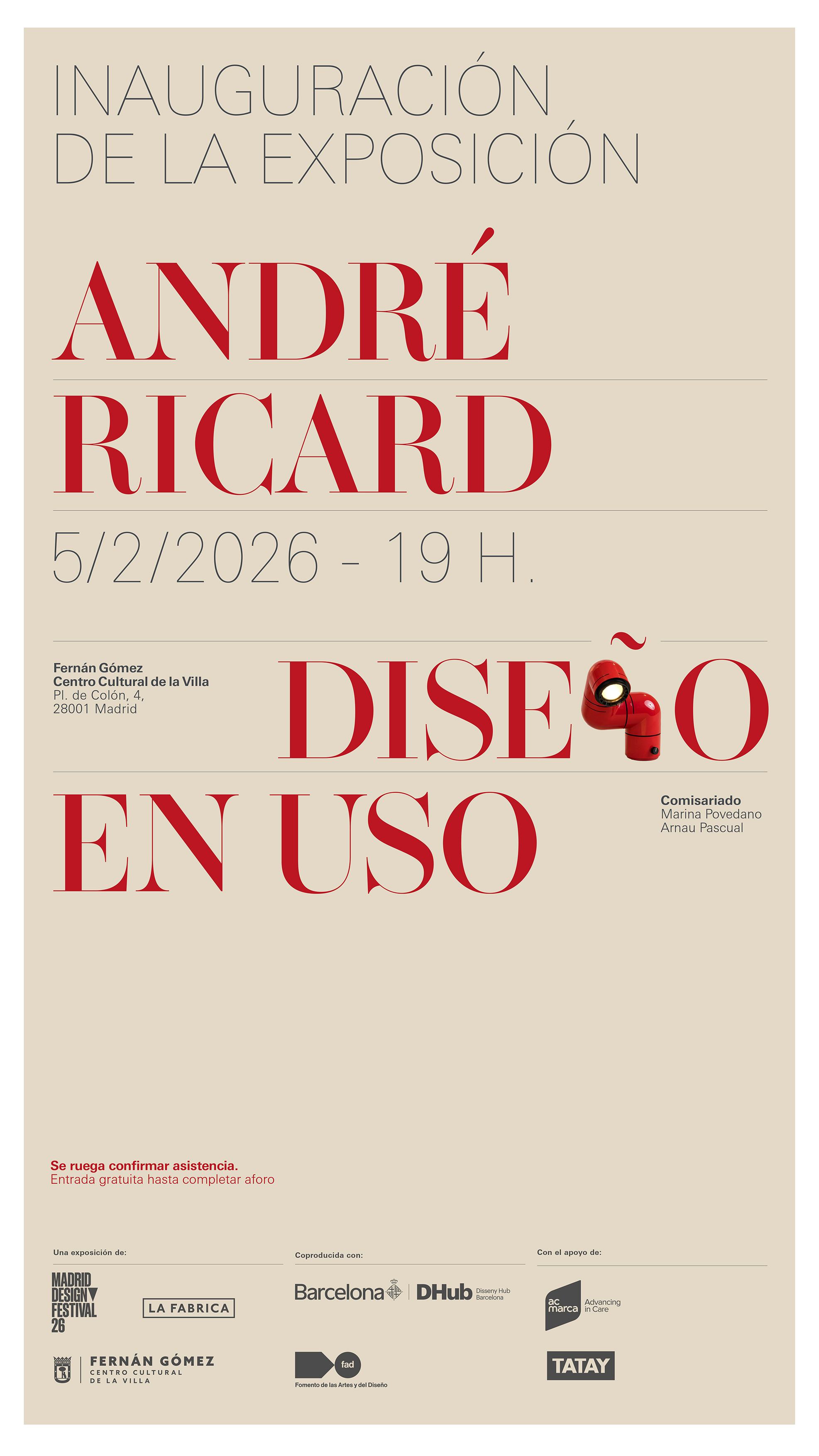 André Ricard. Disseny en ús