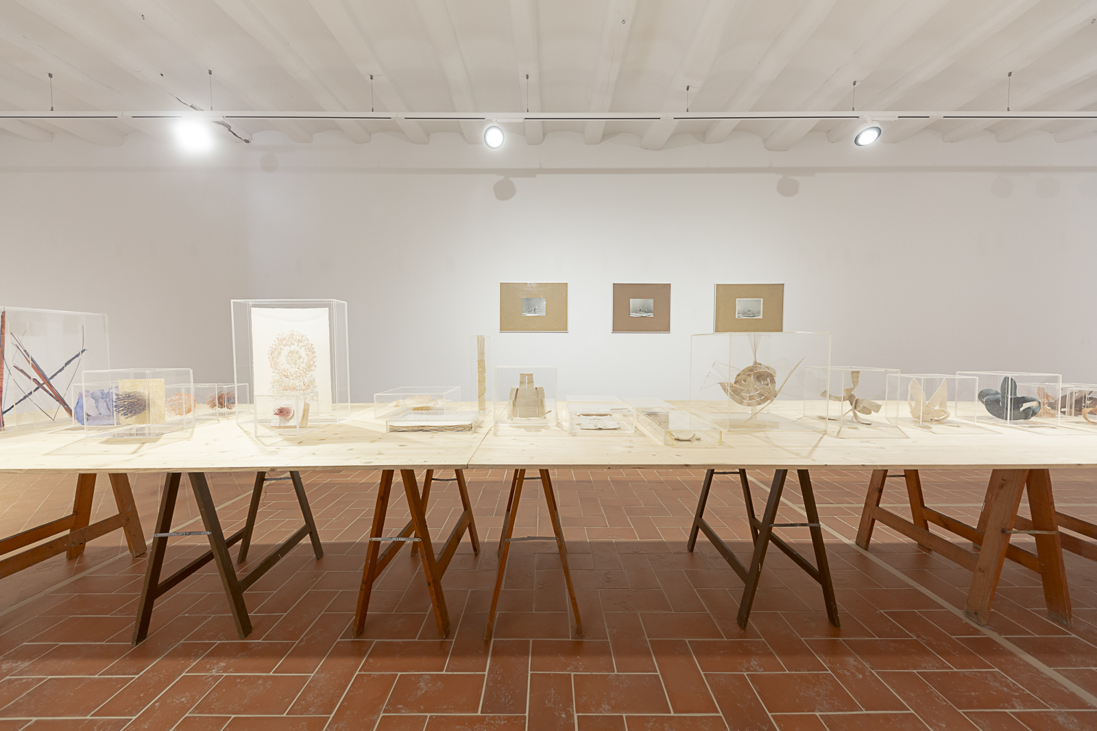 Vista de l'exposició, Aurèlia Muñoz. Taller aeri. Fotografia d'Eva Carasol.