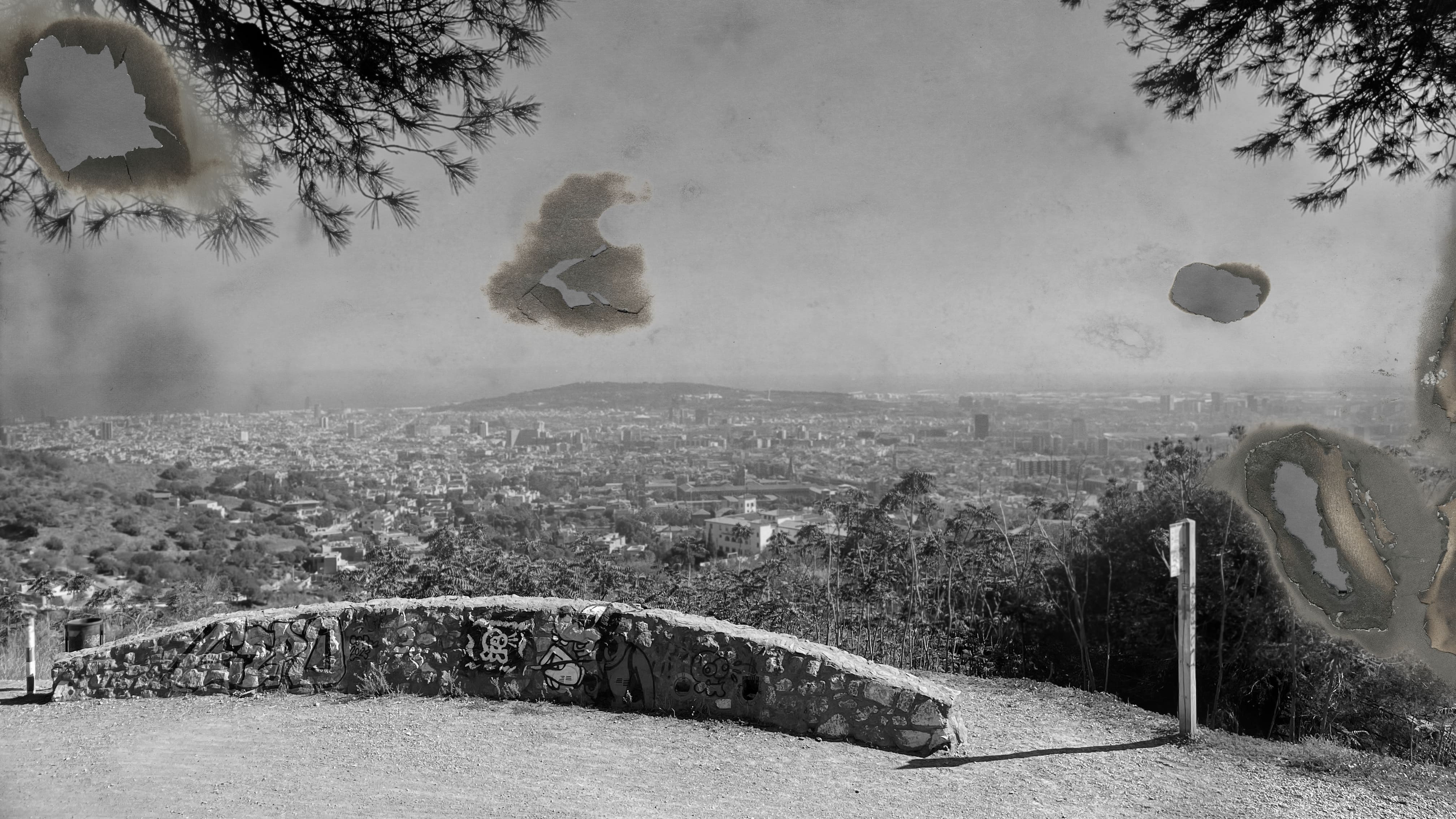 Cel contaminat de la ciutat de Barcelona