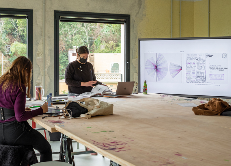 Estudiants a EINA Bosc