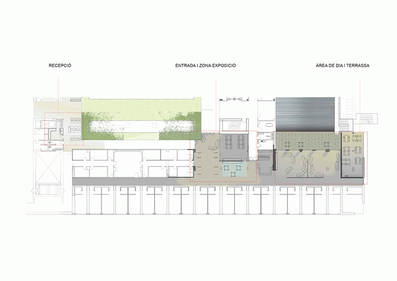 Anna Roca Renau - Espacio terapéutico en el Hospital de Mataró, unidad psiquiátrica de adultos agudos 