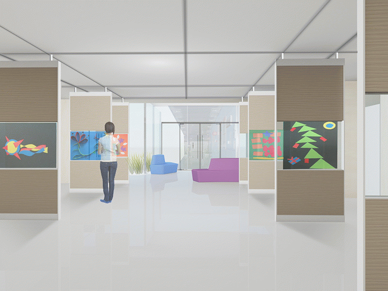 Anna Roca Renau - Espacio terapéutico en el Hospital de Mataró, unidad psiquiátrica de adultos agudos 