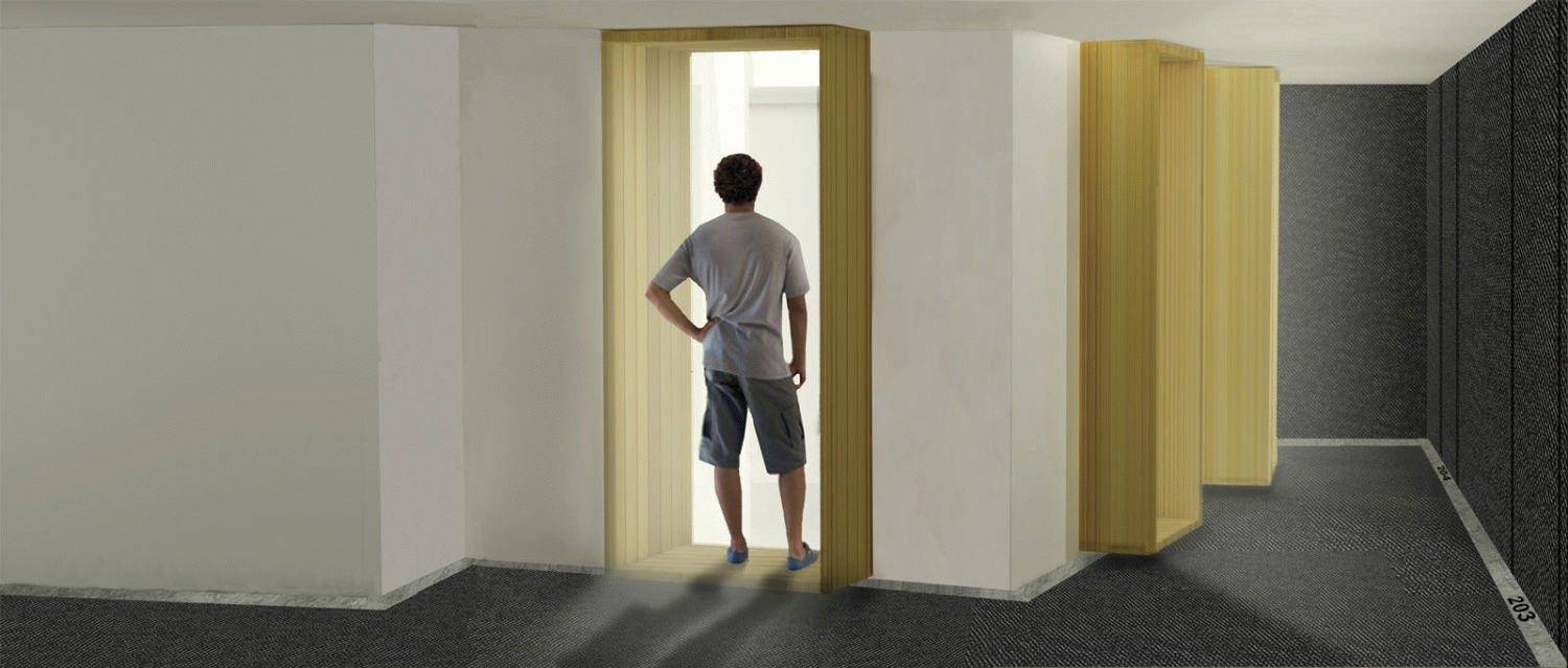  Ángela Tomás - Rehabilitació i reconversió en hotel de l’actual Hostal París, Barri Gòtic, Barcelona.