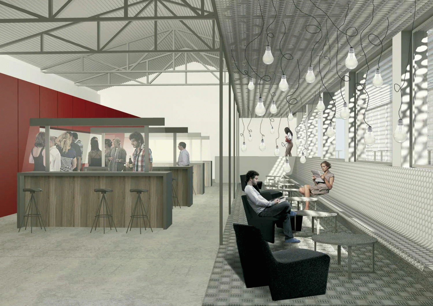  Carlota Tomás - Rehabilitació dels accessos i del bar del complex de la Nau Ivanow a la Sagrera, Barcelona (Centre de cultura contemporània)