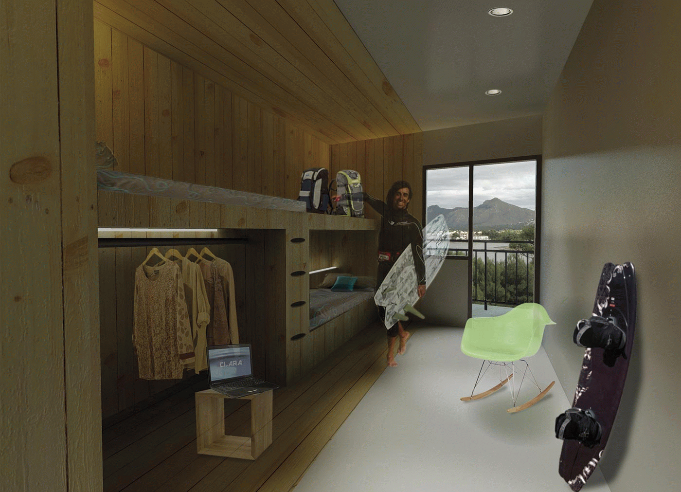 Clara B. Zambrana Allés - La Posada, escola de kitesurf a la badia de Pollença, Mallorca