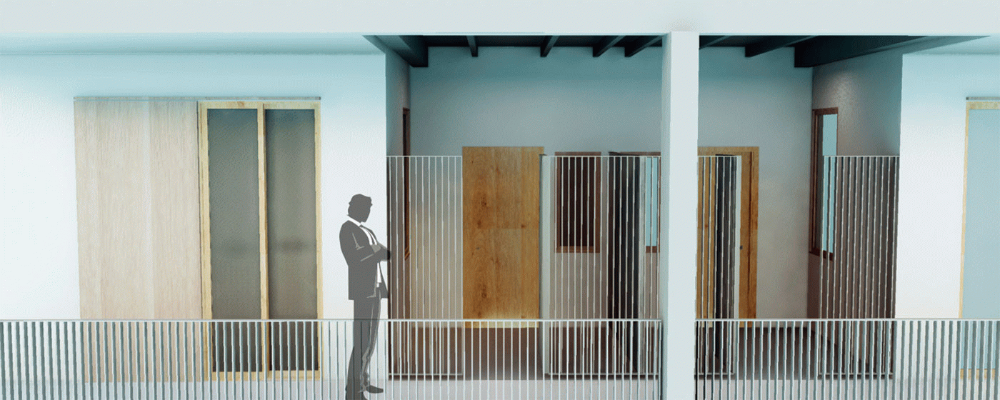 David Blanqué Sallent - Habitatge col·lectiu contemporani - Cast Interior