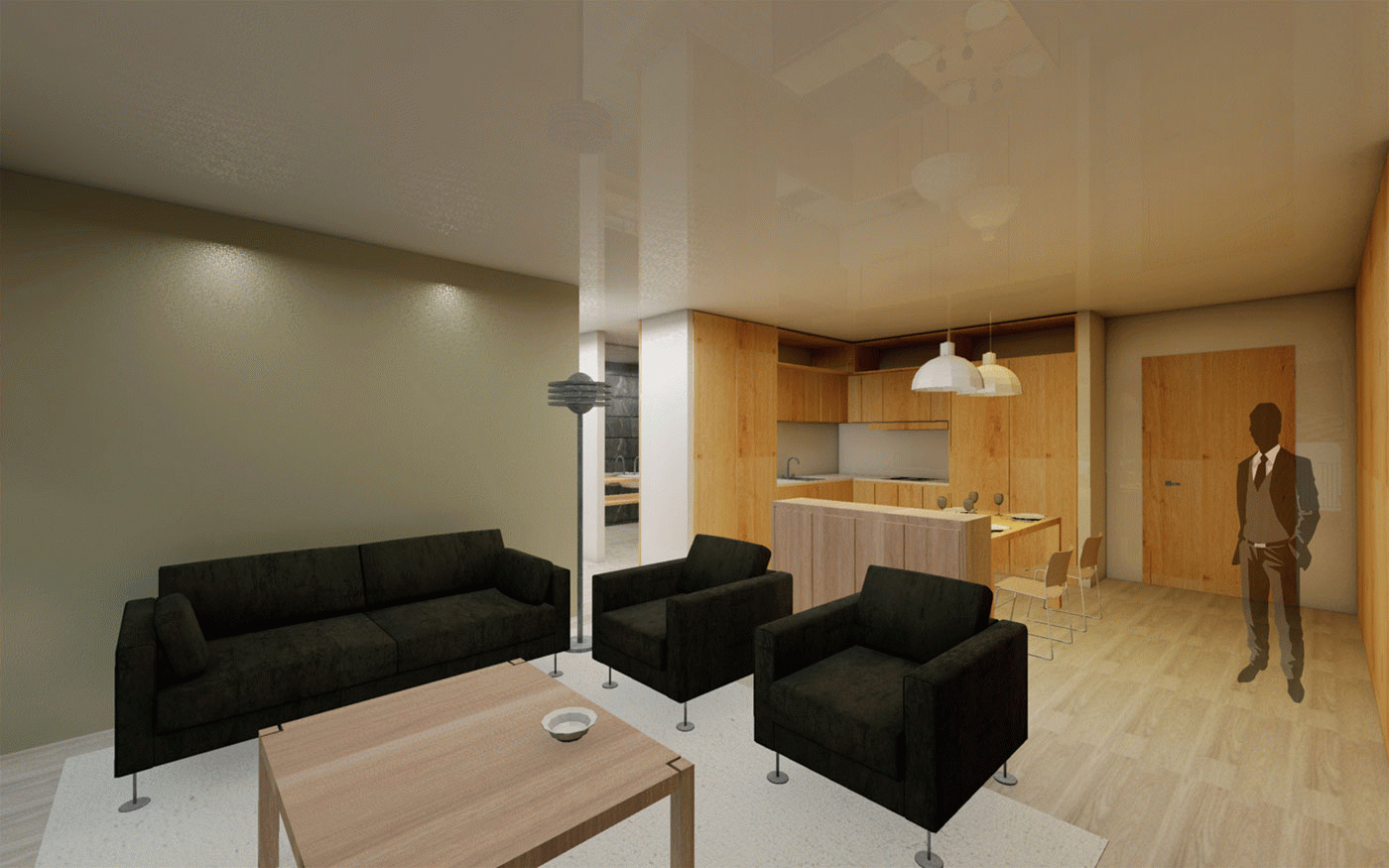 David Blanqué Sallent - Habitatge col·lectiu contemporani - Cast Interior