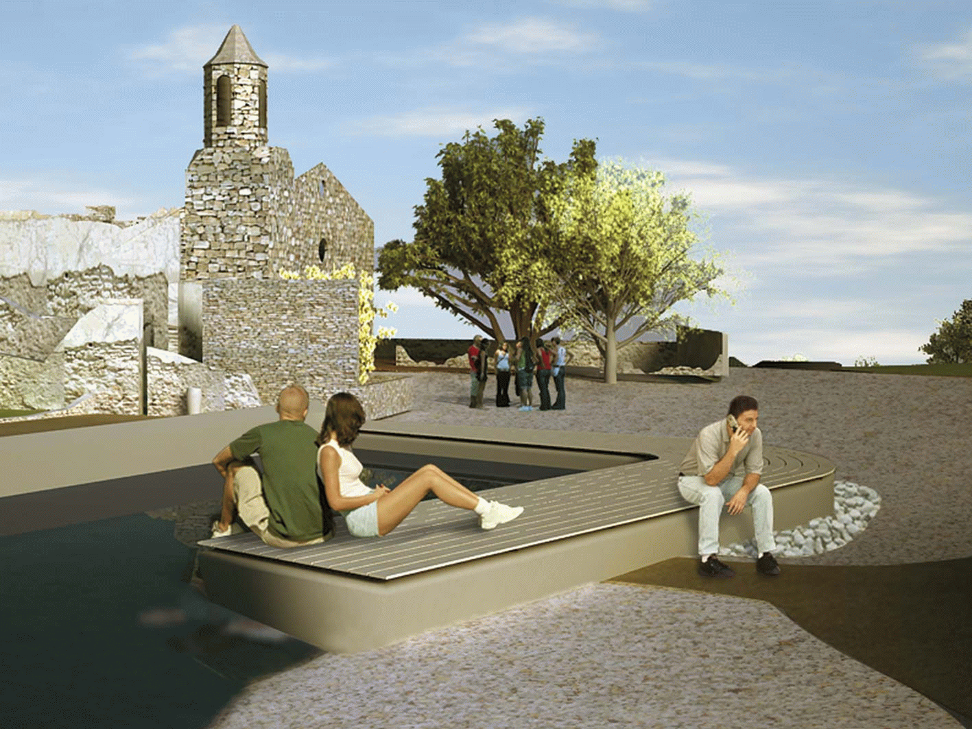 Elisabeth Fernández - Intervenció en un Paisatge en Ruïnes per a la Interacció de l'Ésser Humà a l'Entorn