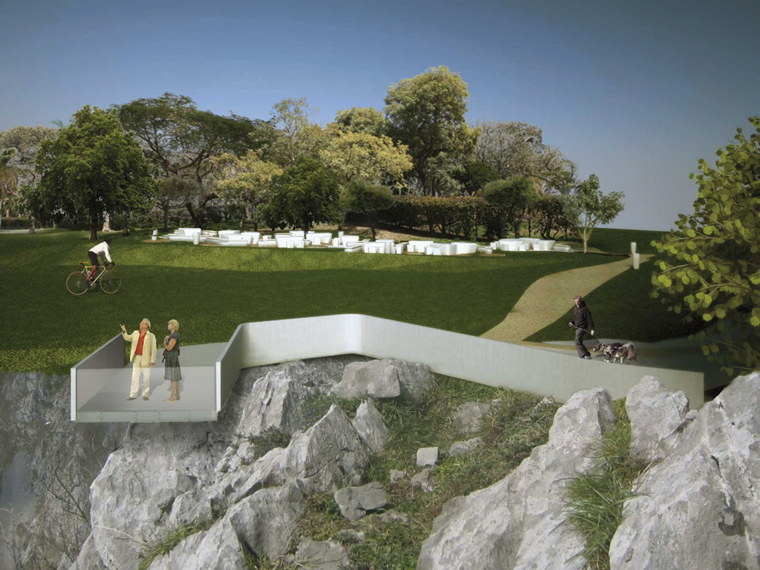 Elisabeth Fernández - Intervenció en un Paisatge en Ruïnes per a la Interacció de l'Ésser Humà a l'Entorn