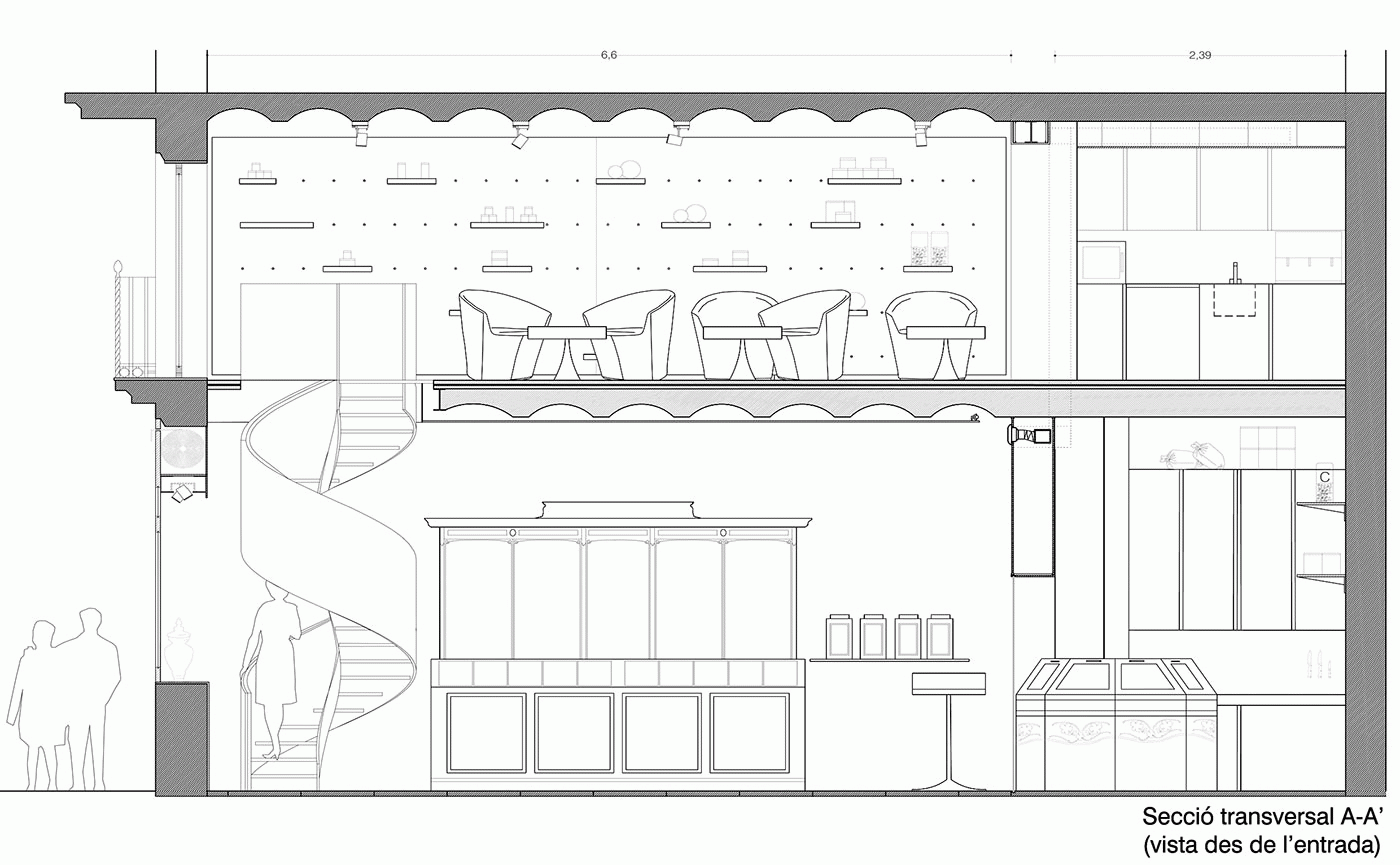 Laia Puigdollers Lorés - Rehabilitació de la bomboneria Fargas (Barcelona)