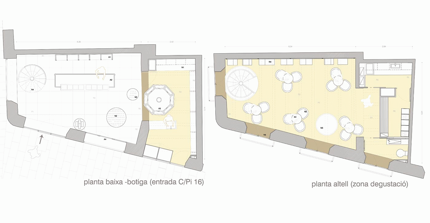 Laia Puigdollers Lorés - Rehabilitació de la bomboneria Fargas (Barcelona)