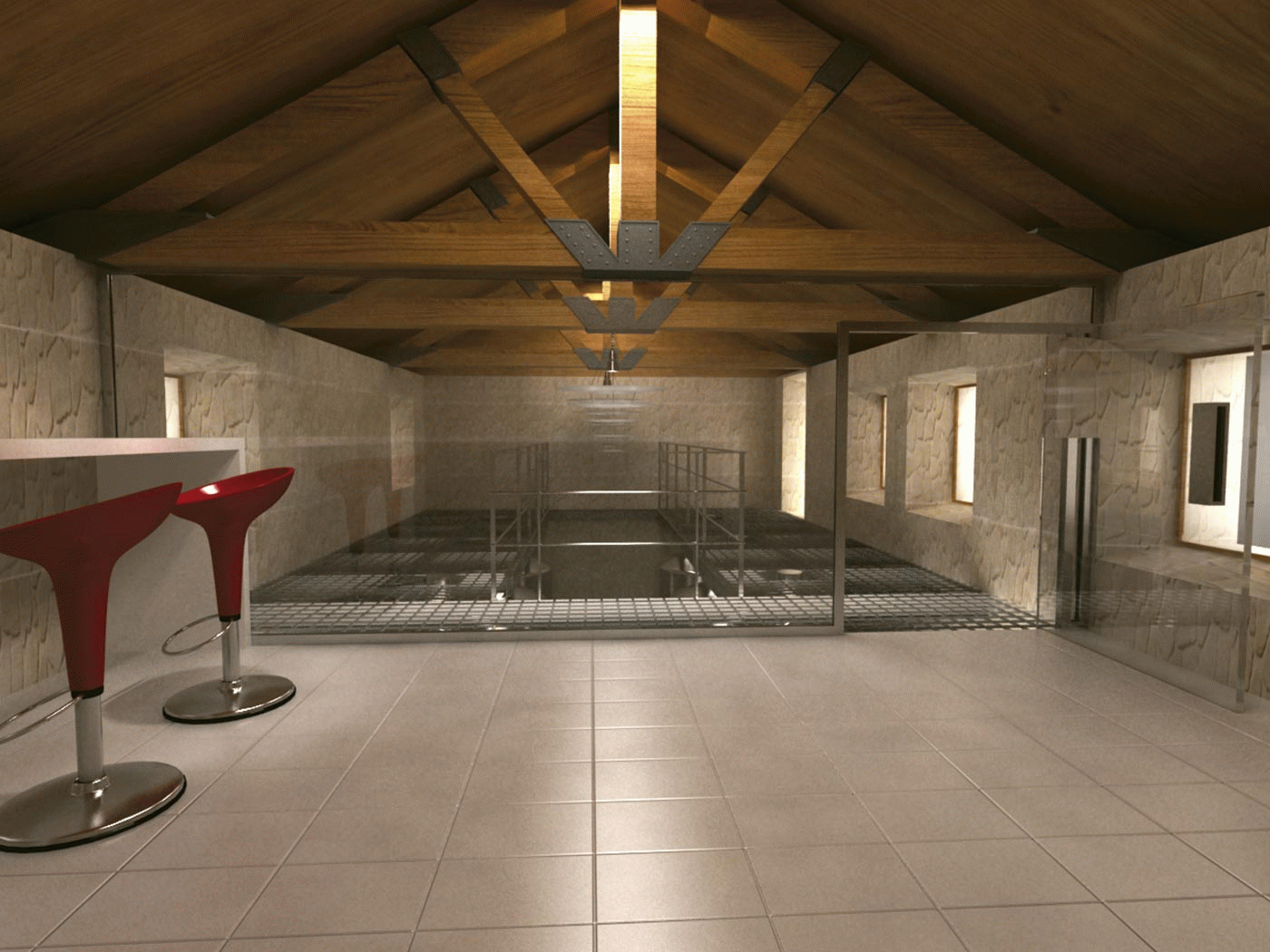 Leticia Vázquez - Reforma d’edificació rural per a bodega i centre d’estudis enològics