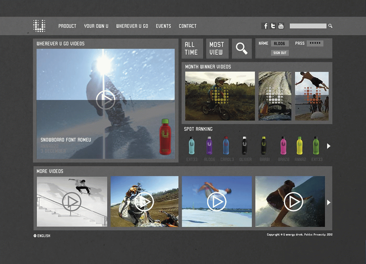 Marc Palou - U energy drink