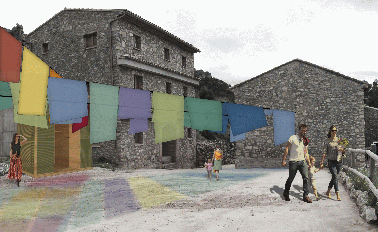 Melisa Sancho Tomás - Infraestructura temporal per a concurs artístic