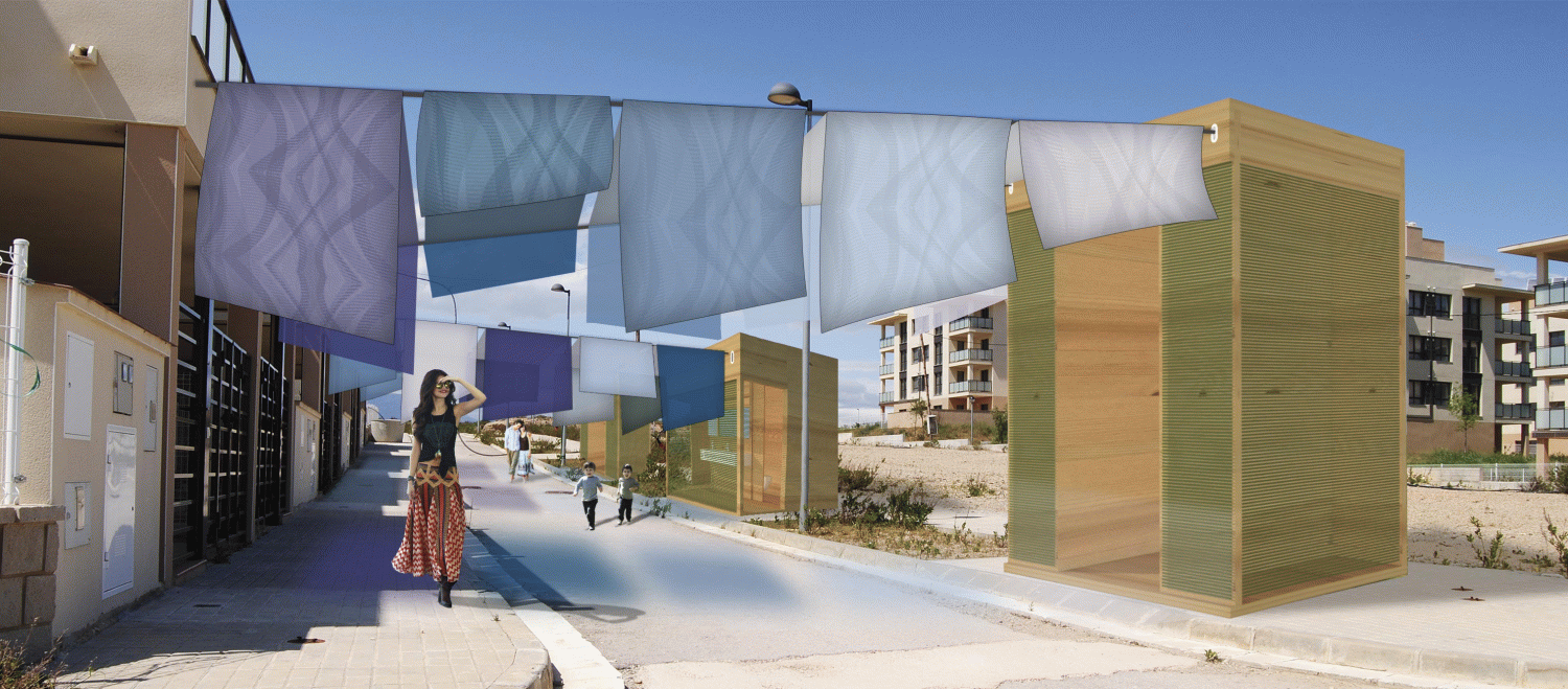 Melisa Sancho Tomás - Infraestructura temporal per a concurs artístic