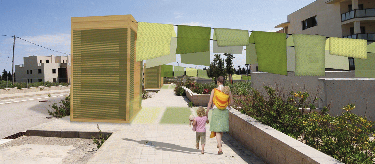 Melisa Sancho Tomás - Infraestructura temporal per a concurs artístic