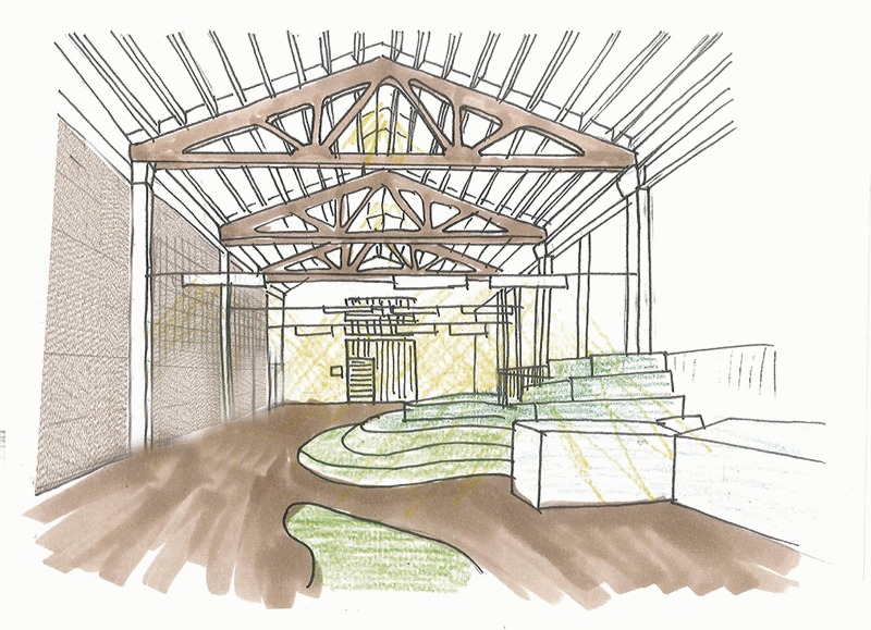 TFG de Nerea Borrell en Eina - Espacio familiar  “La nau”, Can Batlló