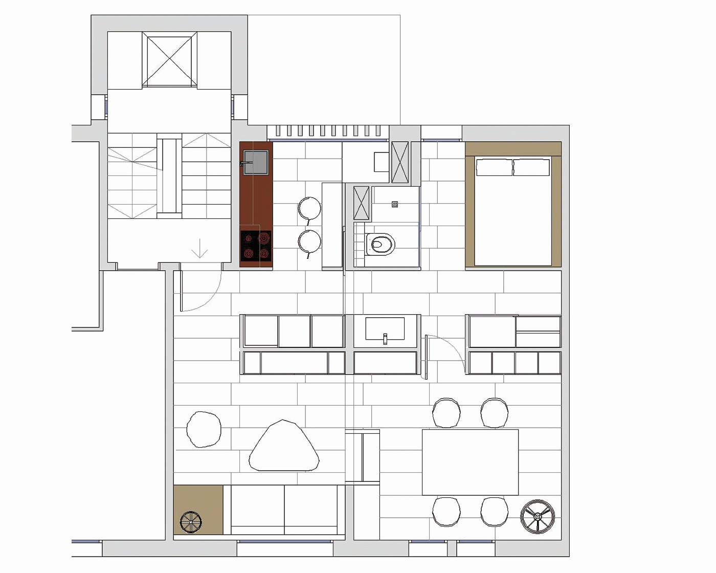 Neus Orozco - Reforma d’un habitatge al barri de Bellvitge