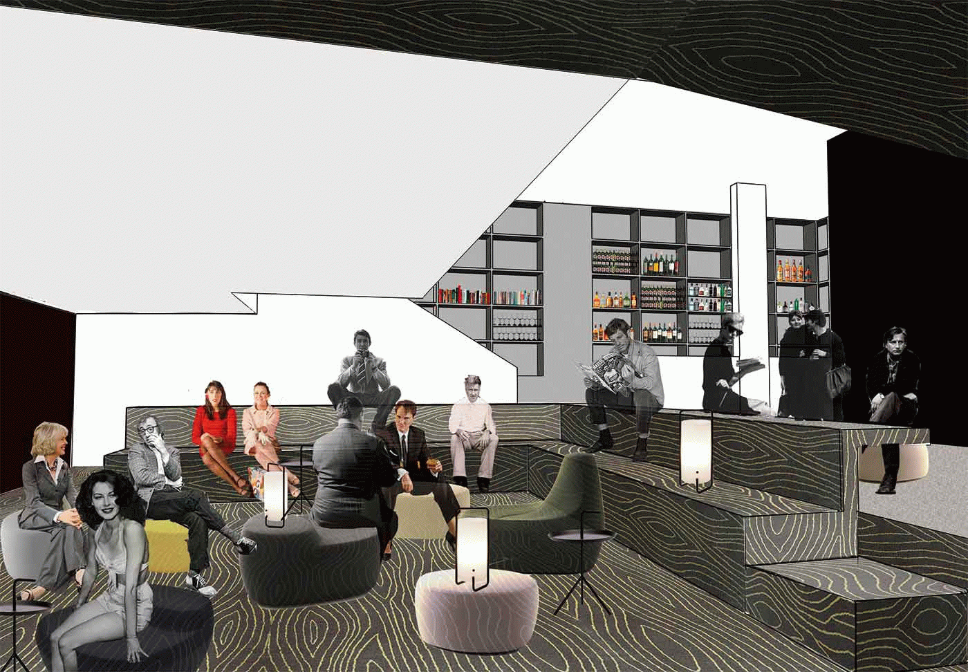 Ona Harster - Disseny d'una sala de Cinema a Barcelona