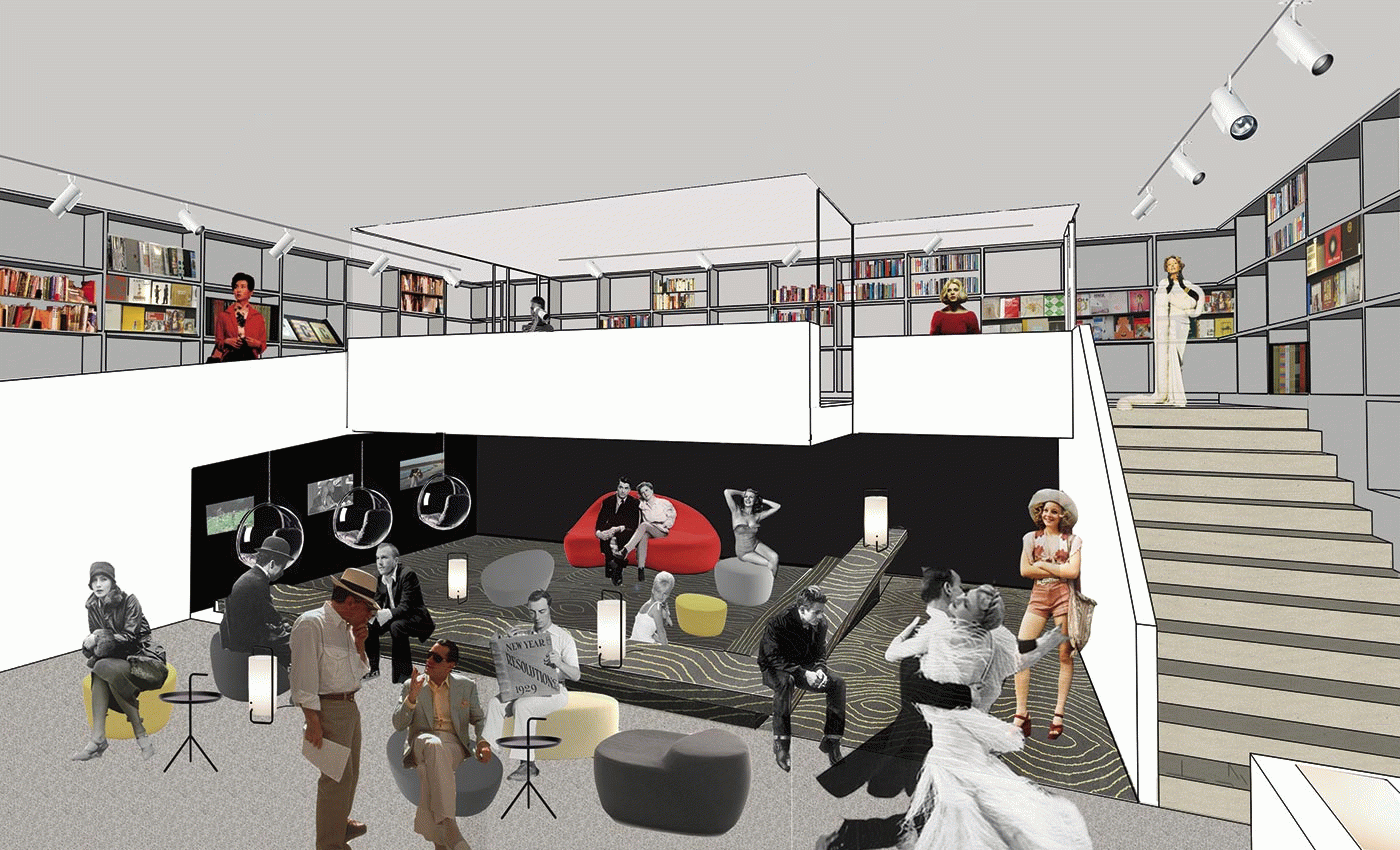 Ona Harster - Disseny d'una sala de Cinema a Barcelona