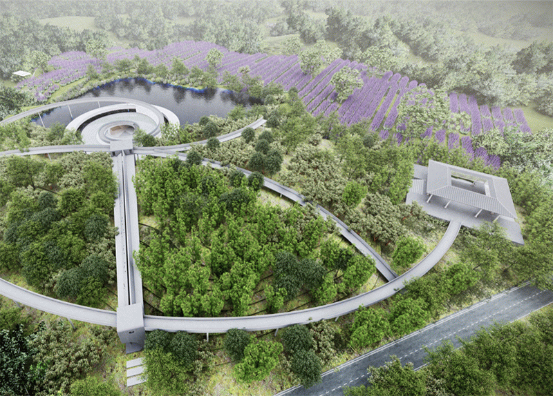 Liang Guojian - Huaguo Temple Ruins Cemetery Park Design, China