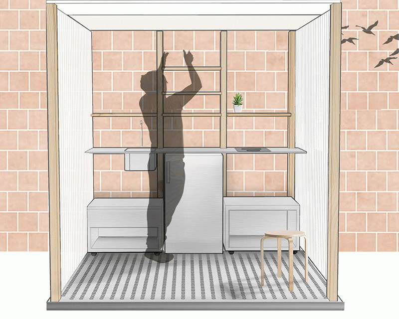 Refugi al terrat. Espai individual per a la creació - Sofia Aguilera Jiménez