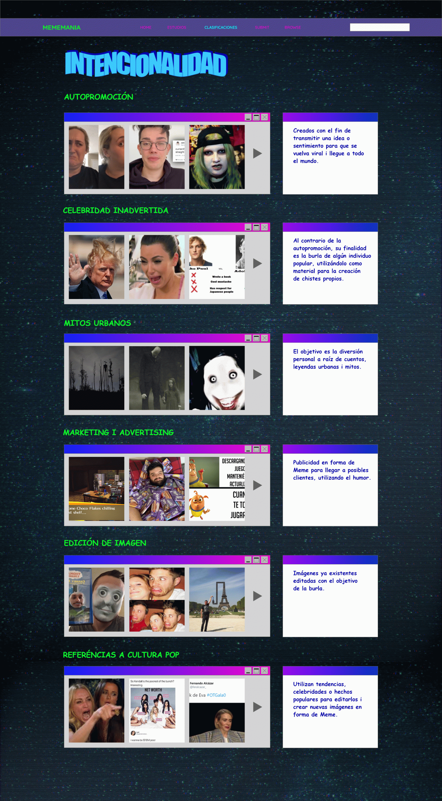 TFG Mems d’internet i la seva classificació - Elisenda Peña Soler