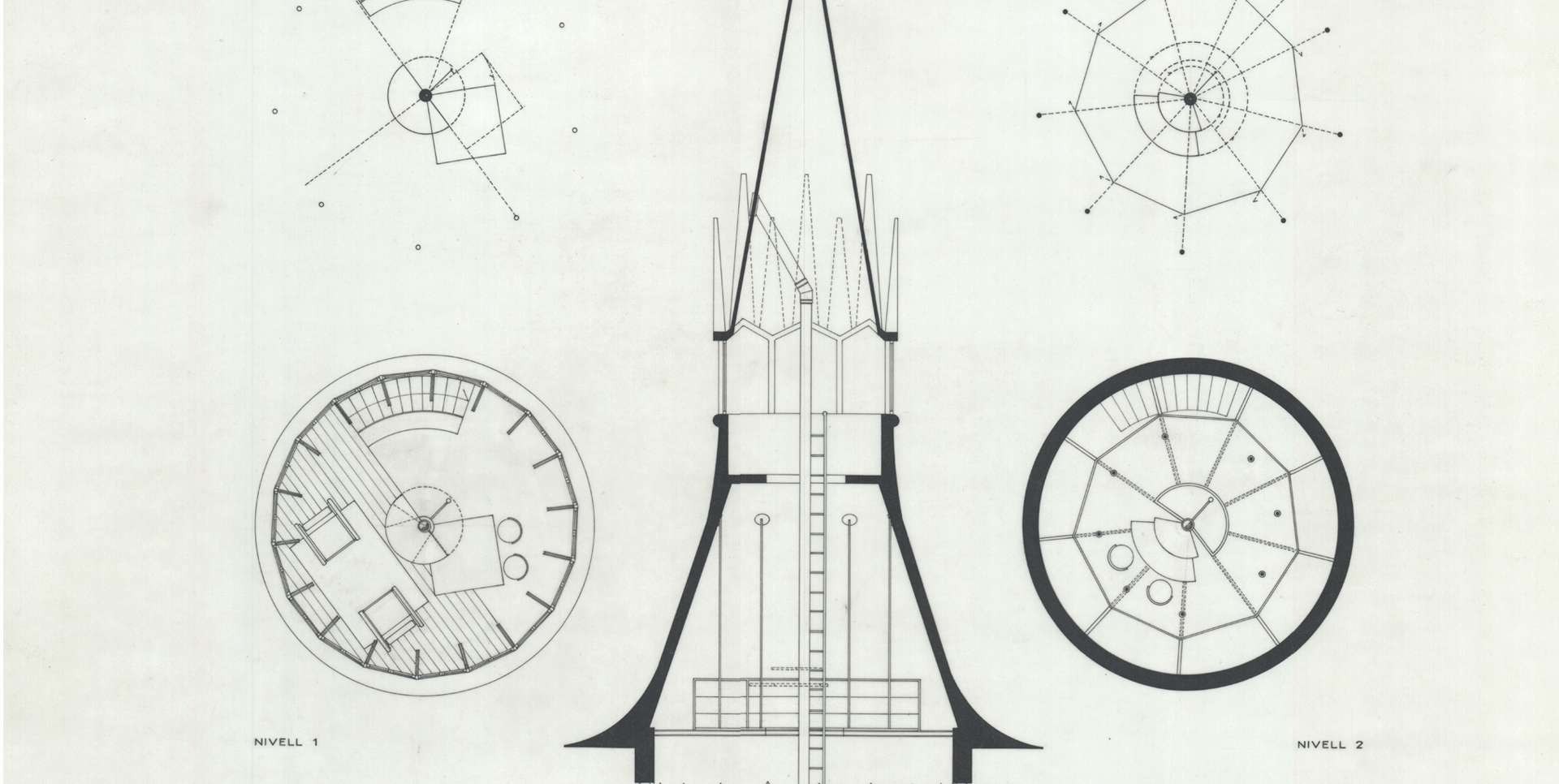 Apunt del treball realitzat per Santi Ferrer-Vidal a 3r de projectes sobre la Casa de les Punxes.