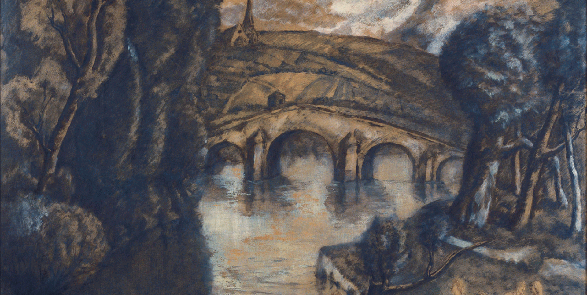 Figures femenines amb paisatge, Francesc d'Assís Galí