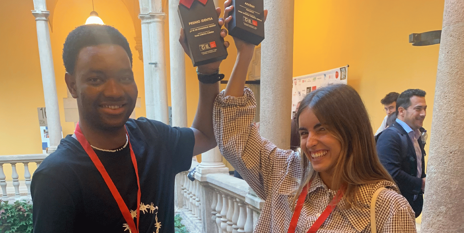 Haji i Tània als gaudeamusProjecta