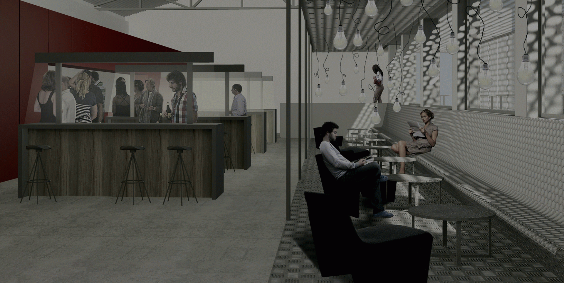  Carlota Tomás - Rehabilitació dels accessos i del bar del complex de la Nau Ivanow a la Sagrera, Barcelona (Centre de cultura contemporània)