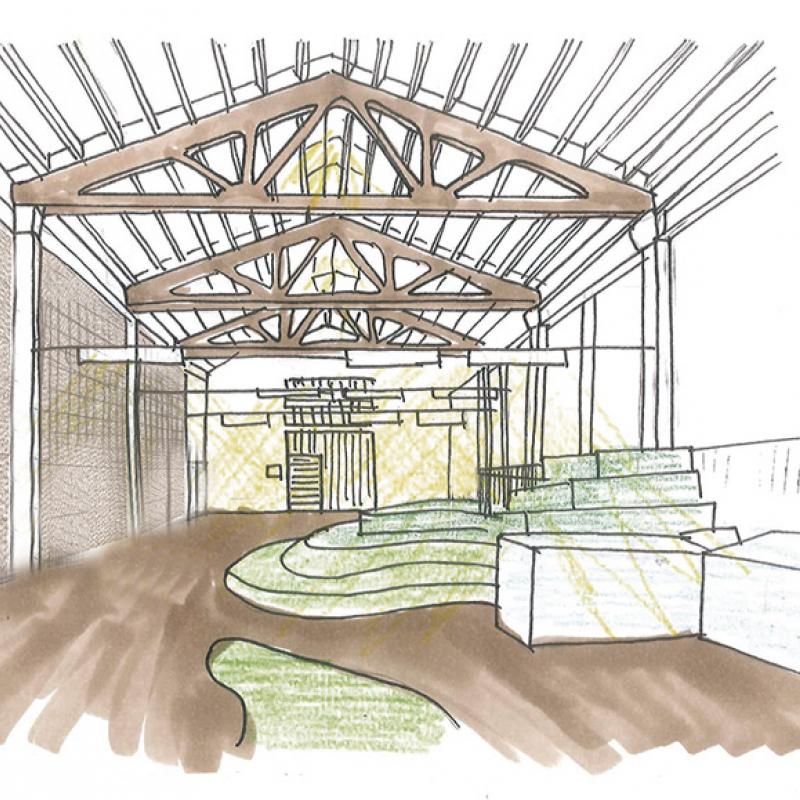 TFG de Nerea Borrell en Eina - Espacio familiar  “La nau”, Can Batlló