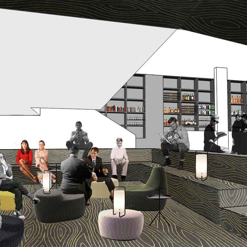 Ona Harster - Disseny d'una sala de Cinema a Barcelona