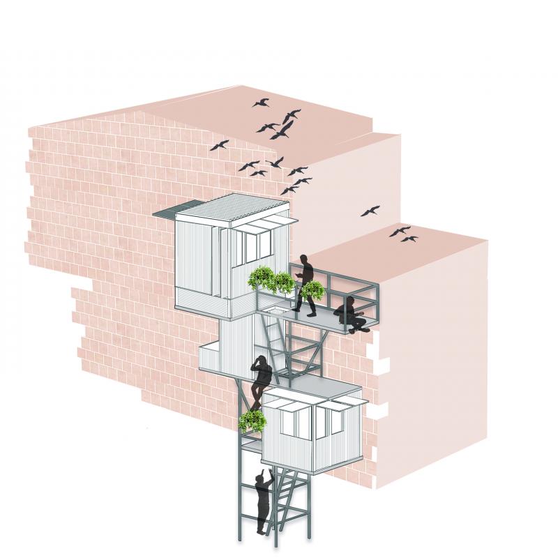 Refugi al terrat. Espai individual per a la creació - Sofia Aguilera Jiménez